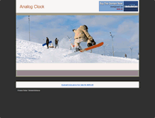 Tablet Screenshot of analogclock.net